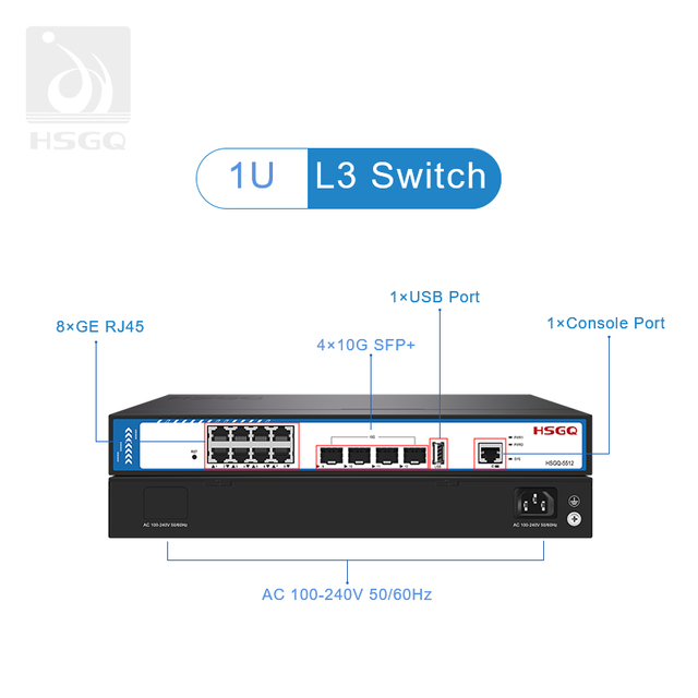 Commutateur PoE 8 ports géré pour caméra Reolink