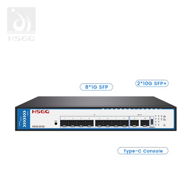 Commutateur optique géré L2 avec 2*10G SFP+