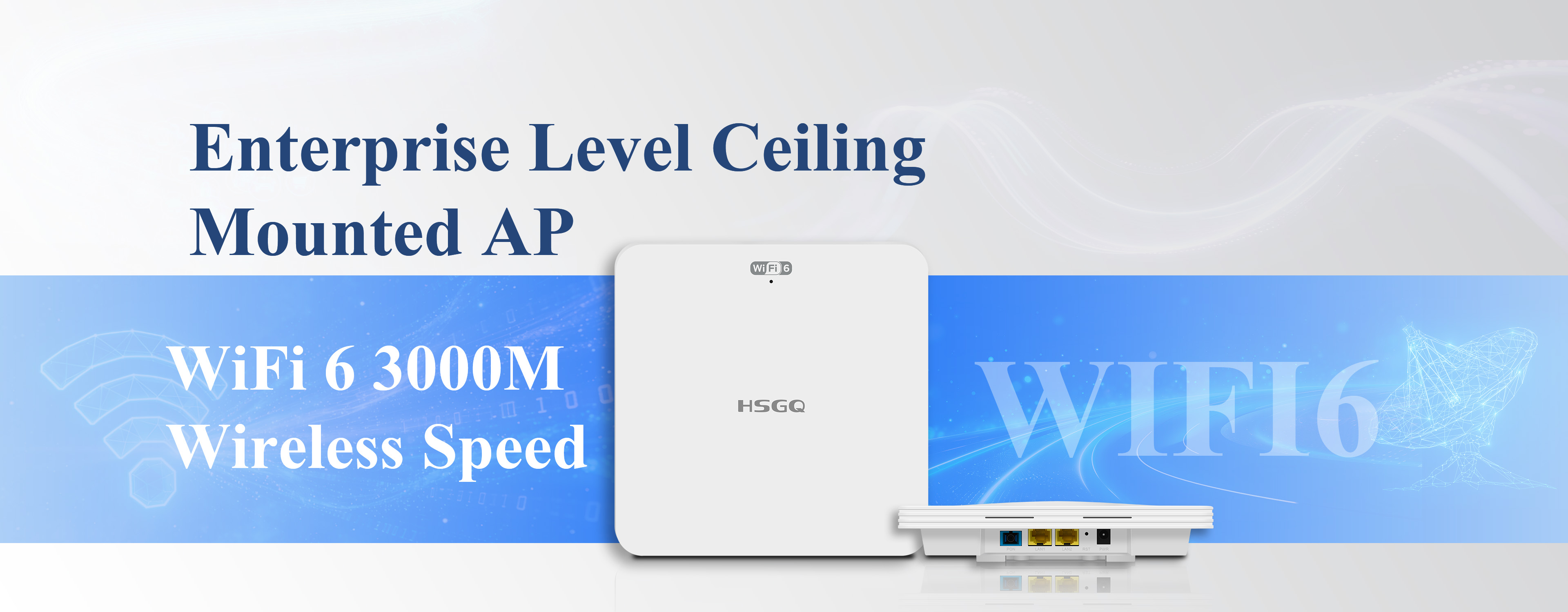 Fibre optique PoF pour plafond AP