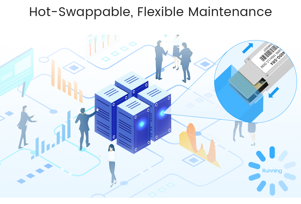 Module SFP sur l'interrupteur