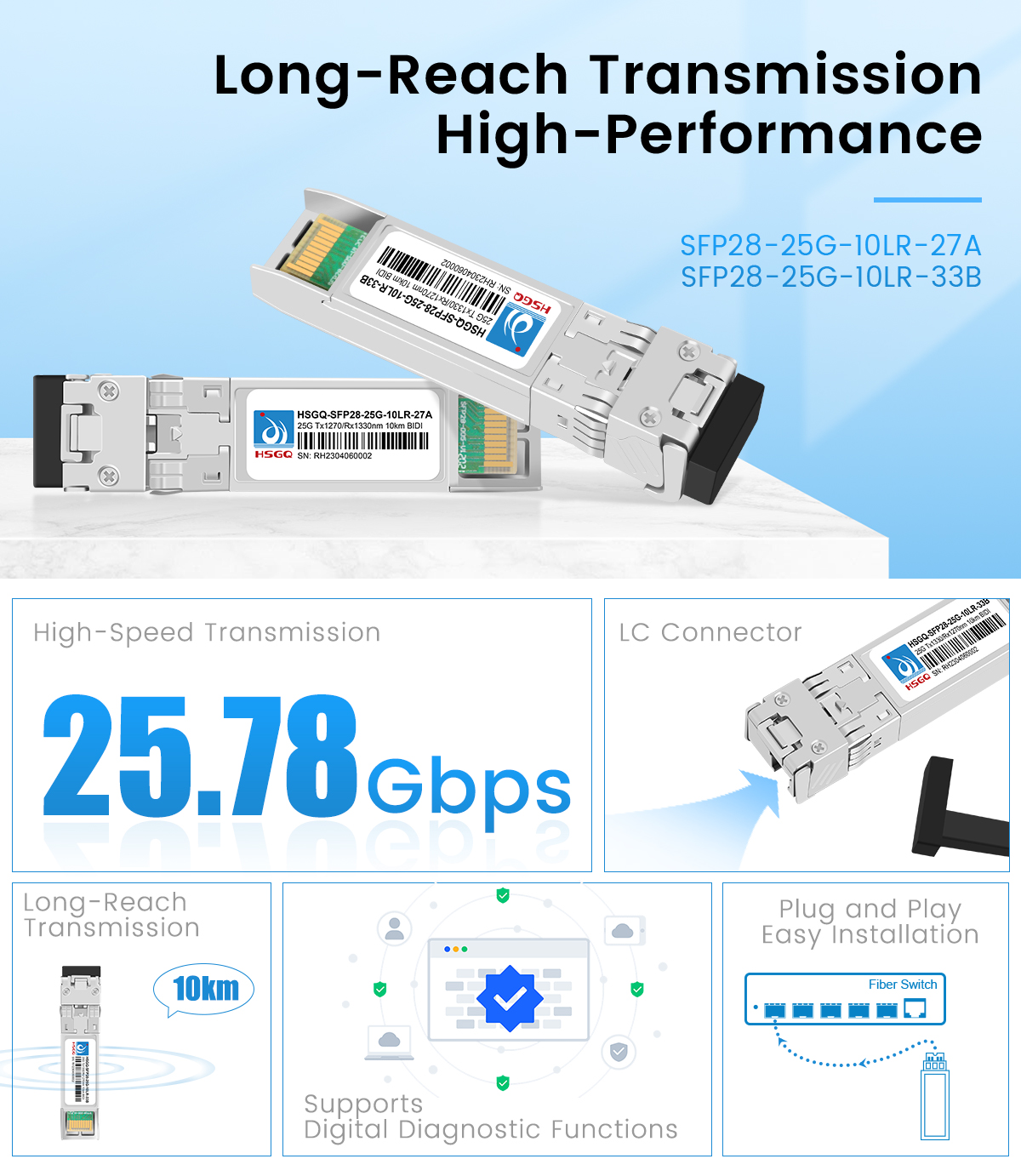 Modules SFP de 25 gig