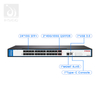 Commutateur de centre de données SFP 10G*24 ports 